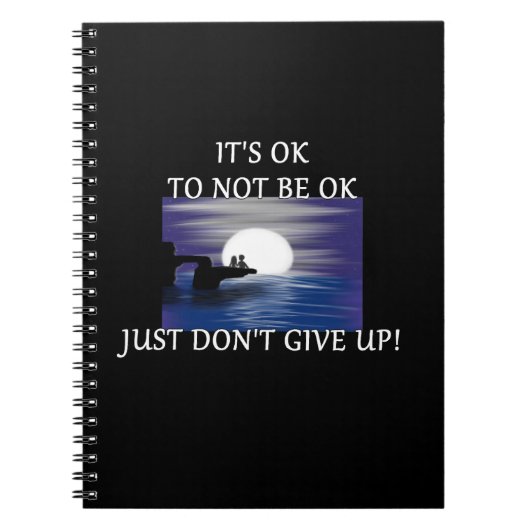 "Es ist OK, nicht OK zu sein" Notizblock (Vorderseite)