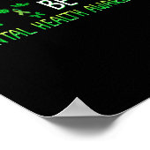 Es ist OK, nicht so gut für psychische Gesundheit Poster (Ecke)