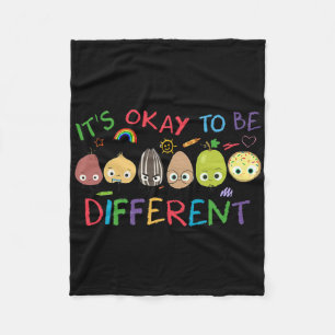 Es ist OK, um eine andere Motivierend Autismus Awa Fleecedecke
