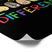 Es ist OK, um eine andere Motivierend Autismus Awa Poster (Ecke)