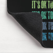 Es ist ok, um Hilfe Fragen 1 Mousepad (Ecke)
