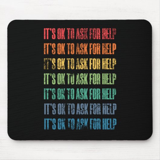Es ist ok, um Hilfe Fragen 1 Mousepad (Vorne)