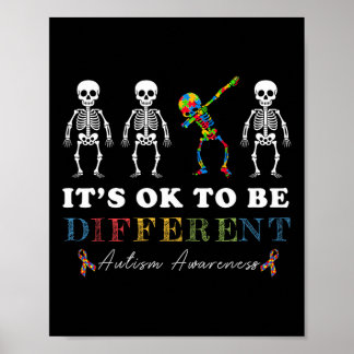 Es ist OK, verschiedene Autismus-Bewusstseinsstöru Poster