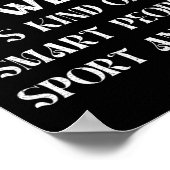 Es ist OK, wenn du Bowling Funny Sprichwort Wom ni Poster (Ecke)