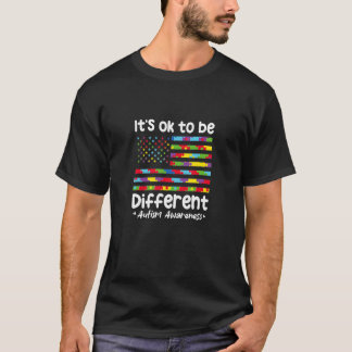 Es ist okay, anders zu sein April ist Autismus-Bew T-Shirt