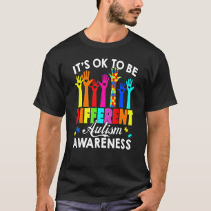 Es ist okay, anders zu sein Autism Awareness Hand T-Shirt