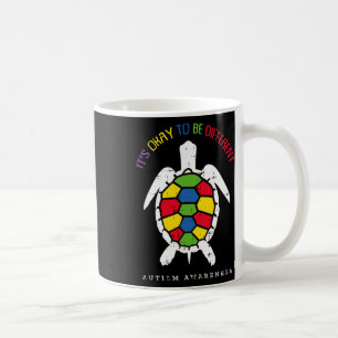 Es ist okay, anders zu sein Autism Awareness Schil Kaffeetasse