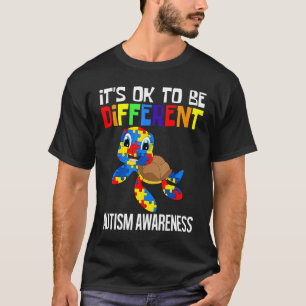 Es ist okay, anders zu sein Autismus-Bewusstsein R T-Shirt