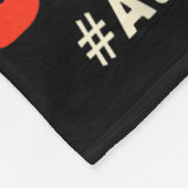 Es ist okay, anders zu sein Autismus Groovy Smiley Fleecedecke (Ecke)