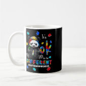 Es ist okay, anders zu sein Autismus-Panda Kaffeetasse (Links)