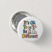 Es ist okay, anders zu sein button (Vorne & Hinten)