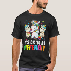 Es ist okay, anders zu sein, Einhorn-Superheld Aut T-Shirt
