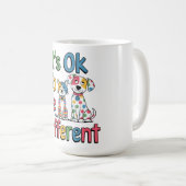 Es ist okay, anders zu sein kaffeetasse (VorderseiteRechts)