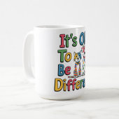 Es ist okay, anders zu sein kaffeetasse (Vorderseite Links)