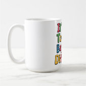 Es ist okay, anders zu sein kaffeetasse (Links)