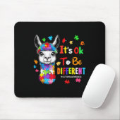 Es ist okay, anders zu sein Lama Autism Awareness Mousepad (Mit Mouse)
