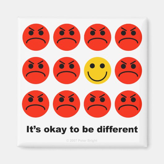 Es ist okay, anders zu sein - Magnet (Vorne)