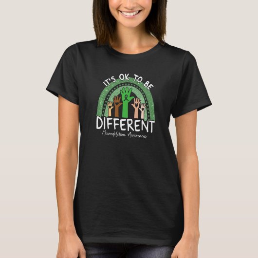 Es ist okay, anders zu sein Microdeletion-Bewussts T-Shirt (Vorderseite)