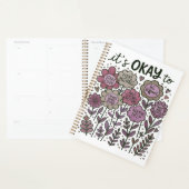 Es ist okay, Boho-Blumen zu mögen Planer (Anzeige)