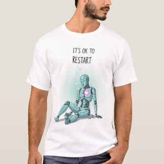 Es ist okay, die Cyber-Ästhetik-Männer T-Shirt neu