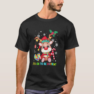 Es ist okay, ein anderes Rentier zu sein, Autismus T-Shirt
