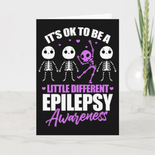 Es ist okay, ein bisschen anders zu sein Epilepsie Karte