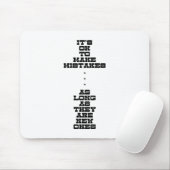 Es ist OKAY, Fehler zu machen, solange sie neu Mousepad (Mit Mouse)