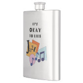 Es ist okay, Jazz V.2 zu mögen Flachmann (Links)