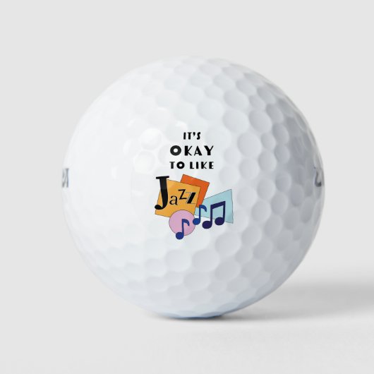 Es ist okay, Jazz V.2 zu mögen Golfball (Vorderseite)
