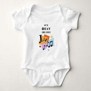 Es ist okay, Jazz zu mögen Baby Strampler
