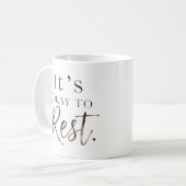Es ist okay, Kaffeetasse zur Ruhe (Vorderseite Links)
