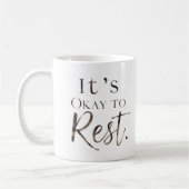 Es ist okay, Kaffeetasse zur Ruhe (Links)
