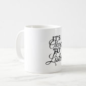 Es ist okay, Lewis Hamilton Tasse zu hören (Vorderseite Links)