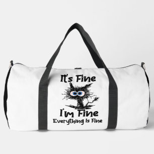 Es ist okay, mir geht's gut, alles okay duffle bag