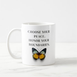 Es ist okay, Nein zu sagen Selbstfürsorge-Zitat Kaffeetasse