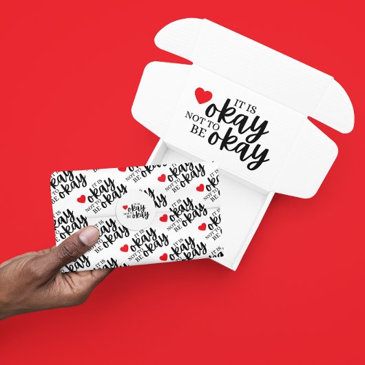 Es ist okay, nicht gut zu sein, wenn man Blätter u Seidenpapier