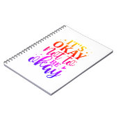 Es ist okay, nicht in Ordnung zu sein Notizblock (Linke Seite)