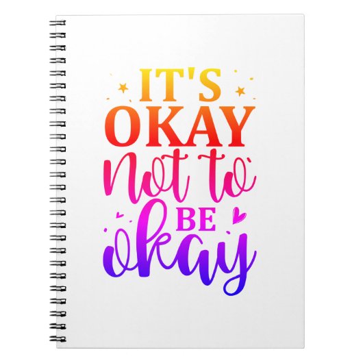 Es ist okay, nicht in Ordnung zu sein Notizblock (Vorderseite)