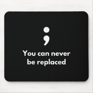 Es ist okay, nicht in Ordnung zu sein Semicolon ps Mousepad