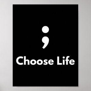 Es ist okay, nicht in Ordnung zu sein Semicolon ps Poster
