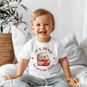 Es ist okay, nicht okay zu sein baby t-shirt