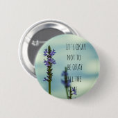 Es ist okay, okay nicht zu sein ständig button (Vorne & Hinten)