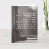 es ist OKAY, OKAYermutigungs-Karte nicht zu sein Karte (Vorderseite)