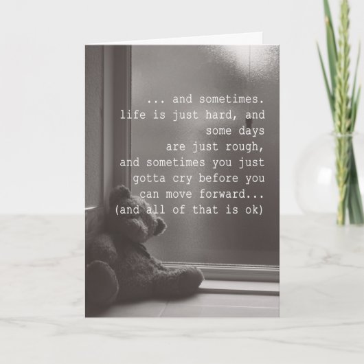 es ist OKAY, OKAYermutigungs-Karte nicht zu sein Karte (Vorderseite)