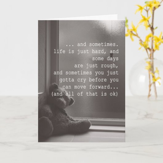 es ist OKAY, OKAYermutigungs-Karte nicht zu sein Karte (Gelbe Blume)