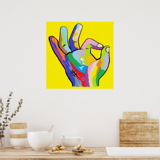 Es ist okay poster (Küche)