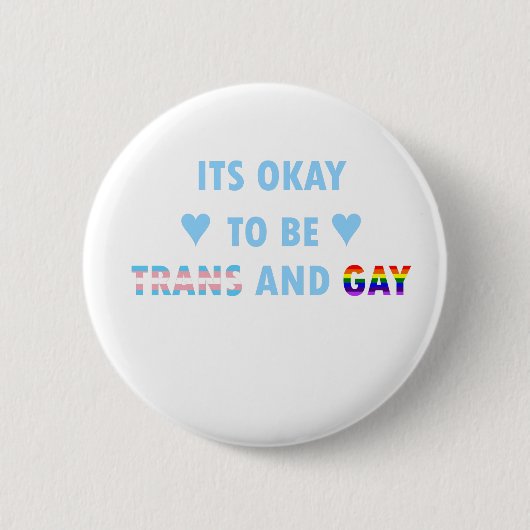 Es ist okay, Transport und Homosexuelles (v2) zu Button (Vorderseite)