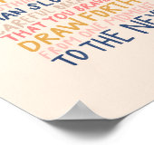 Es ist okay, wenn Stärke anders aussieht - MHN Poster (Ecke)