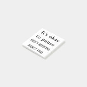 Es ist okay zu halten - Benutzerdefinierte Gentle  Post-it Klebezettel (angewinkelt)