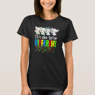 Es ist Oke Autismus Awareness Mutter Niedlich Elef T-Shirt